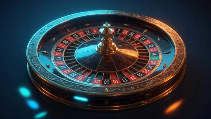 Illustration of a roulette wheel